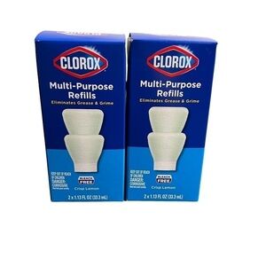 Clorox Multi-Purpose Spray Concentrate Refills Crisp Lemon 2 Pack Set of 2